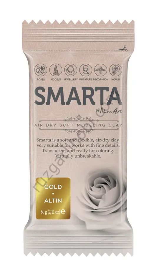 HAVAYLA KURUYAN MODELLEME HAMURU METALİK ALTIN