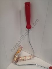 Moher Kadife Parmak Rulo 10 cm Saplı Takım