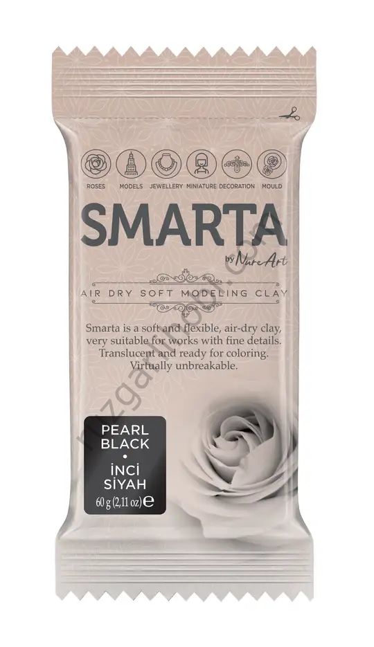 HAVAYLA KURUYAN MODELLEME HAMURU METALİK SİYAH İNCİ