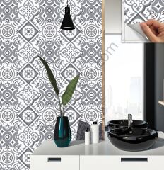 FAYANS ÜSTÜ PVC KAPLAMA 30 X 30 GEOMETRİ 010-187