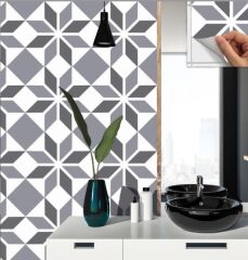 FAYANS ÜSTÜ PVC KAPLAMA 30 X 30 Geometrik 01  KARO DESENLİ - 232