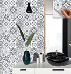 FAYANS ÜSTÜ PVC KAPLAMA 30 X 30 GEOMETRİ  019 - 582