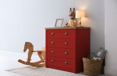 H-053 CRİMSON KIRMIZI  Hybrid Akrilik Multisurfaces