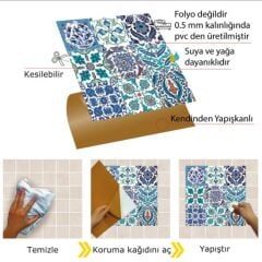 FAYANS ÜSTÜ PVC KAPLAMA 30 X 30   ÇİNİ - 019 -299