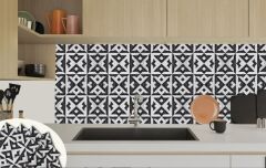 FAYANS ÜSTÜ PVC KAPLAMA 30 X 30  MERMER 008 DESENLİ - 834
