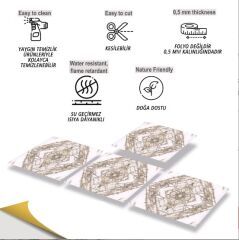 FAYANS ÜSTÜ PVC KAPLAMA 30 X 30  MERMER 014 DESENLİ - 839