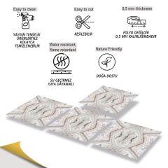 FAYANS ÜSTÜ PVC KAPLAMA 30 X 30  MERMER 018 DESENLİ - 843