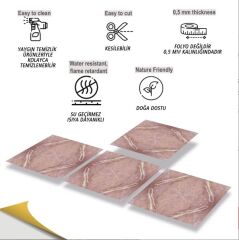 FAYANS ÜSTÜ PVC KAPLAMA 30 X 30  MERMER 020 DESENLİ - 845