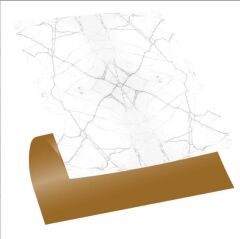 FAYANS ÜSTÜ PVC KAPLAMA 30 X 30  MERMER BEYAZ DESENLİ - 846