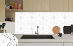 FAYANS ÜSTÜ PVC KAPLAMA 30 X 30  MERMER BEYAZ DESENLİ - 846