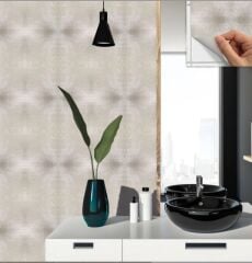 FAYANS ÜSTÜ PVC KAPLAMA 30 X 30  METALİK MERMER DESENLİ - 848