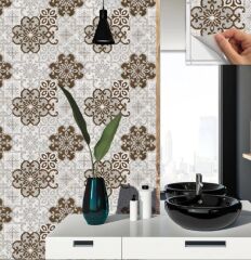 FAYANS ÜSTÜ PVC KAPLAMA 30 X 30  SALON DESENLİ - 851