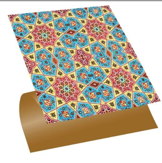 FAYANS ÜSTÜ PVC KAPLAMA 30 X 30  SELÇUKLU YILDIZI DESENLİ - 852