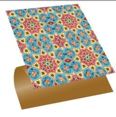 FAYANS ÜSTÜ PVC KAPLAMA 30 X 30  SELÇUKLU YILDIZI DESENLİ - 852