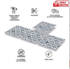 FAYANS ÜSTÜ PVC KAPLAMA 30 X 30  SERENETY DESENLİ - 853