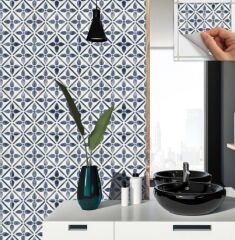 FAYANS ÜSTÜ PVC KAPLAMA 30 X 30  SERENETY DESENLİ - 853