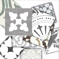Kendinden Yapışkanlı İNGİLİZ Dekoratif Mini Pvc Karo 201