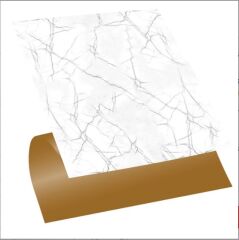 FAYANS ÜSTÜ PVC KAPLAMA 30 X 30  SİLVER MERMER DESENLİ - 854