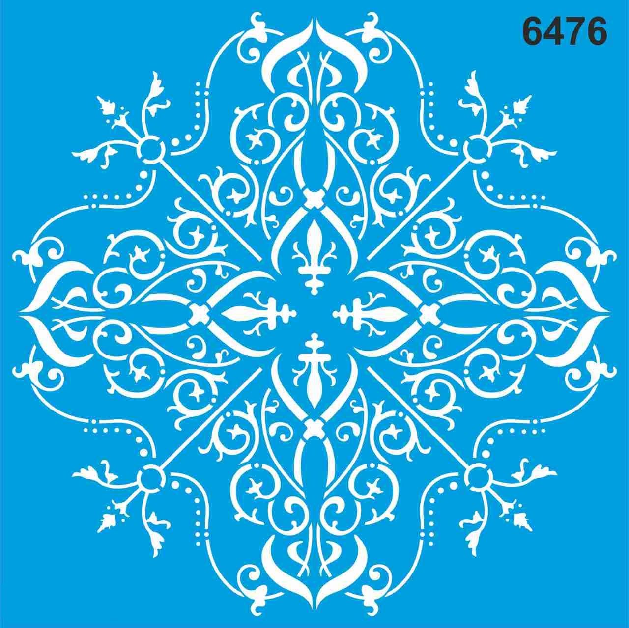 Stencıl Göbek Desen - 6476