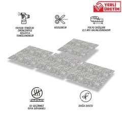 FAYANS ÜSTÜ PVC KAPLAMA 30 X 30  TERRAZO DESENLİ - 862