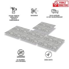 FAYANS ÜSTÜ PVC KAPLAMA 30 X 30  TERRAZO DESENLİ - 862