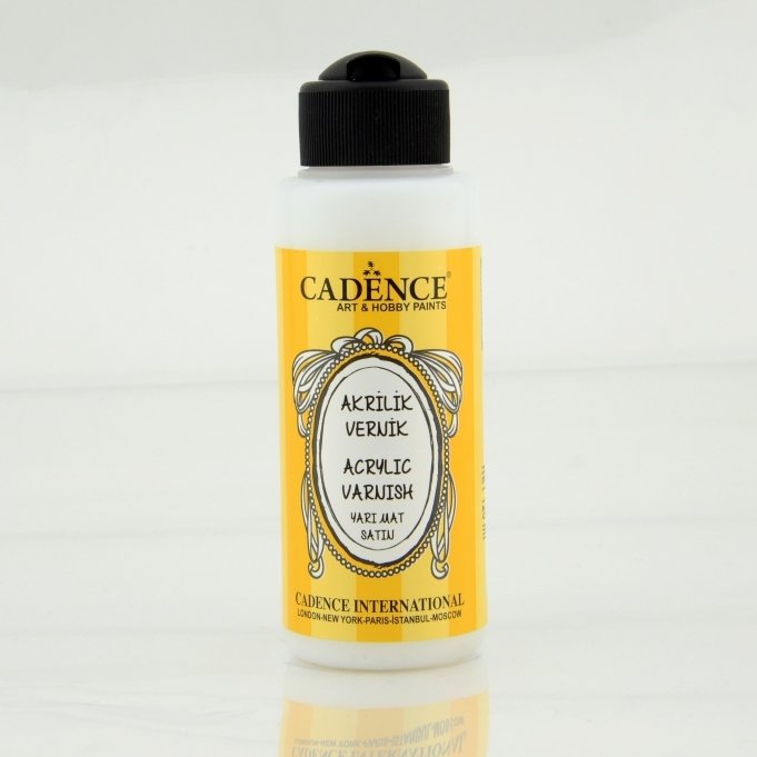 SU BAZLI AKRİLİK VERNİK  ( YARI MAT ) 120 ML