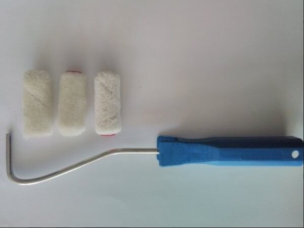 MOHER KADİFE PARMAK RULO TAKIM 5 CM ( 2 ADET YEDEKLİ )