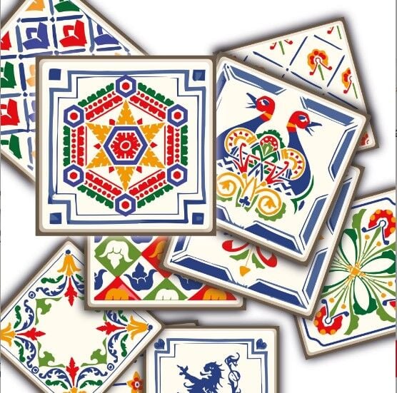 Kendinden Yapışkanlı OYUN DESENLİ Dekoratif Mini Pvc Karo 205