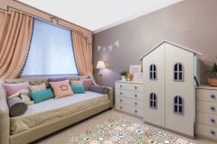 Kendinden Yapışkanlı OYUN DESENLİ Dekoratif Mini Pvc Karo 205