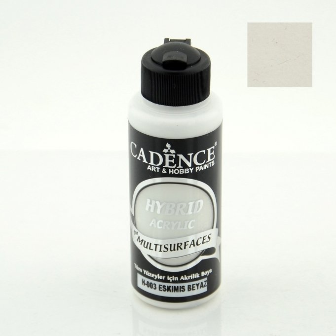 H-003 Eskimiş Beyaz Hybrid Akrilik Multisurfaces 120 ml