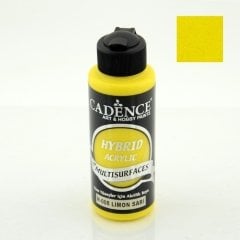 H-008 Limon Sarı Hybrid Akrilik Multisurfaces 120 ml