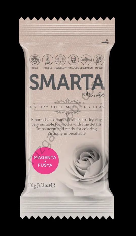HAVAYLA KURUYAN MODELLEME HAMURU FUŞYA (MAGENTA) 100 GR