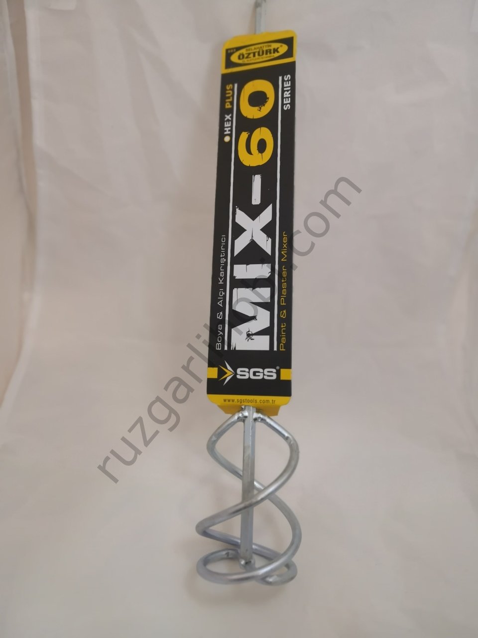 Epoksi Boya & Alçı Karıştırıcısı Krom (60*375) SGS