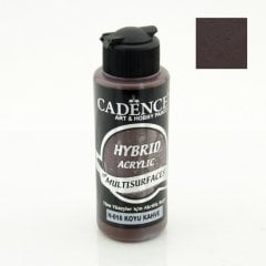 H-018 Koyu Kahve Hybrid Akrilik Multisurfaces 120 ml