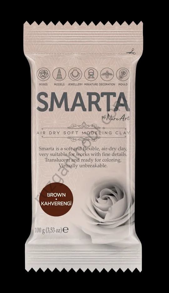 HAVAYLA KURUYAN MODELLEME HAMURU KAHVERENGİ