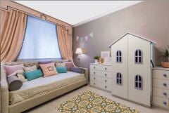 Kendinden Yapışkanlı YEŞİL YILDIZ METRAJ  DESENLİ Dekoratif Mini Pvc Karo 211