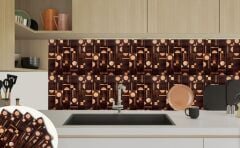 Kendinden Yapışkanlı ( 001 ) Ahşap Desenli Pvc Karo 227