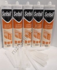 Selsil Mastik Akrilik Gri 500 gr