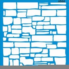 Stencıl Duvar Desen - 6566