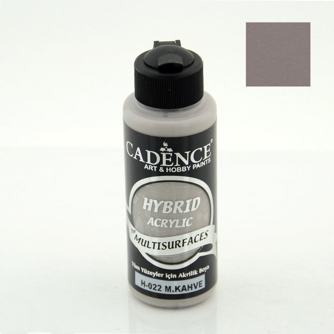 H-022 M. Kahve Hybrid Akrilik Multisurfaces 120 ml