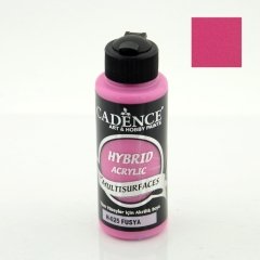 H-025 Fuşya Hybrid Akrilik Multisurfaces 120 ml