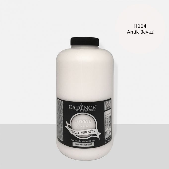 H-004 Antik Beyaz Hybrid Akrilik Multisurfaces 2000 ml