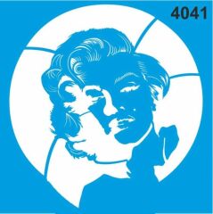 Stencıl Marilyn Monroe KADIN Desen  - 4041