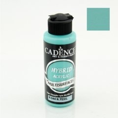 H-044 N. Yeşil Hybrid Akrilik Multisurfaces 120 ml