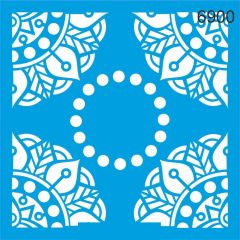 Stencıl Mandala Desen - 6900