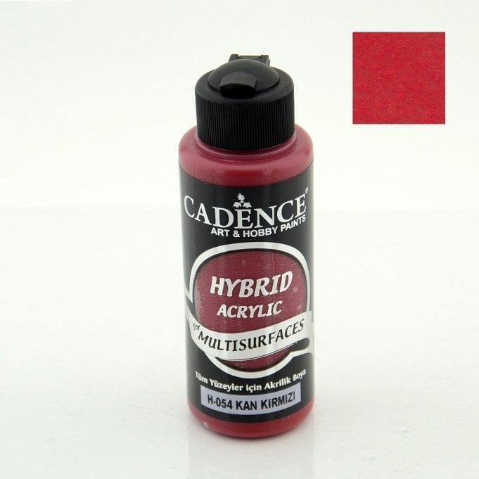H-054 Kan Kırmızı Hybrid Akrilik Multisurfaces 120 ml