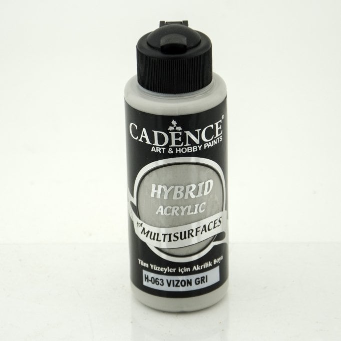 H-063 Vizon Gri Hybrid Akrilik Multisurfaces 120 ml