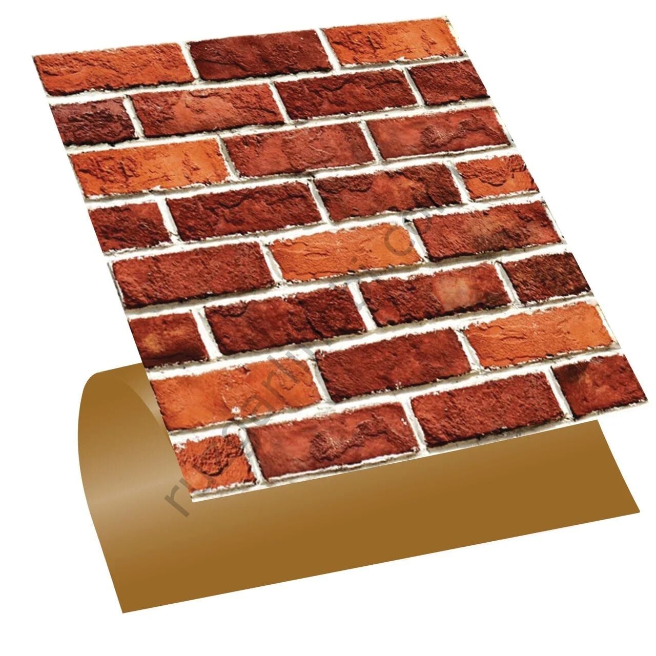 FAYANS ÜSTÜ PVC KAPLAMA 30 X 30 KIRMIZI TUĞLA DESEN-189