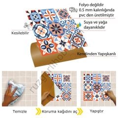 FAYANS ÜSTÜ PVC KAPLAMA 30 X 30 MEKSİKA - 019 -191