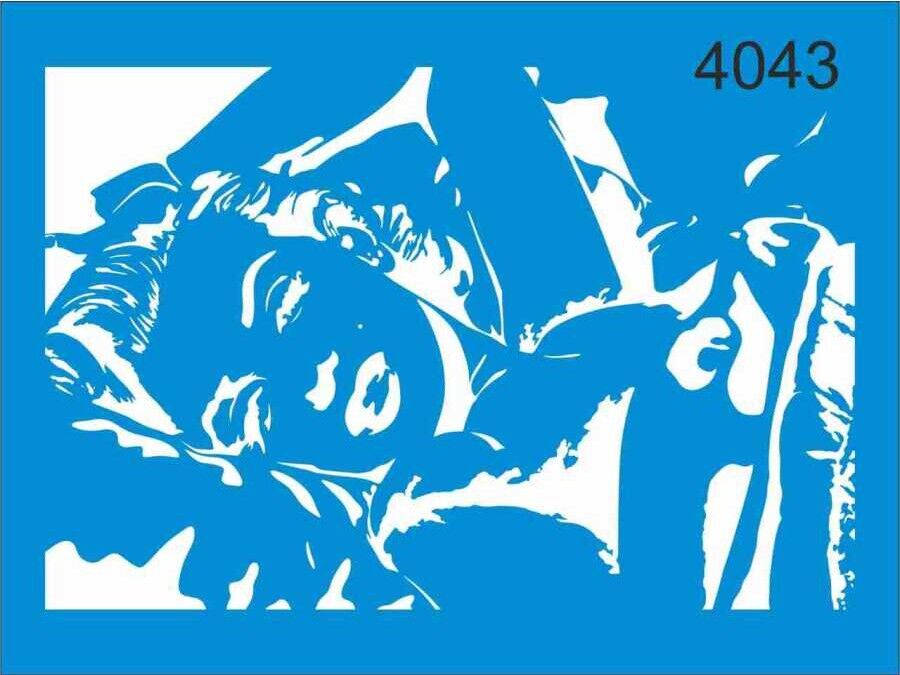Stencıl Marilyn Monroe KADIN Desen - 4043